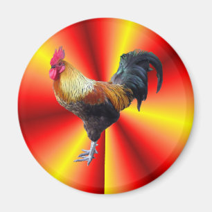 Rooster flash magnet