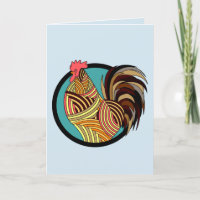 ROOSTER GREETING CARDS "JUST TO SAY HELLO"