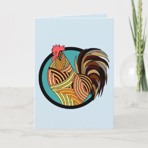 ROOSTER GREETING CARDS "JUST TO SAY HELLO"