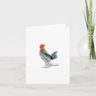 Rooster Greetings Card
