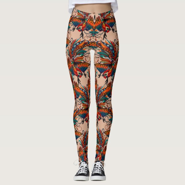rooster ink beige leggings (Front)