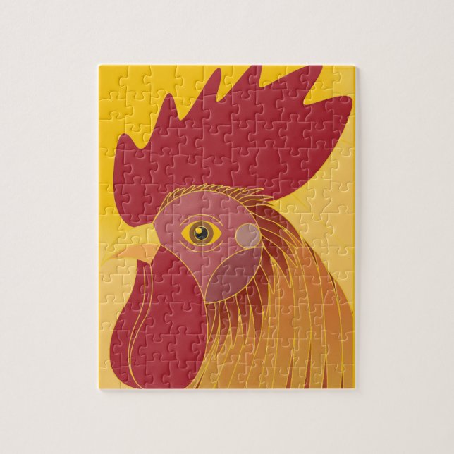 Rooster Jigsaw Puzzle (Vertical)