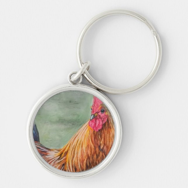 Rooster keychain (Front)