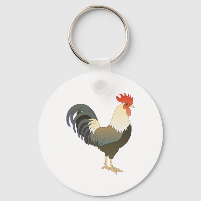 Rooster Keychain (Front)