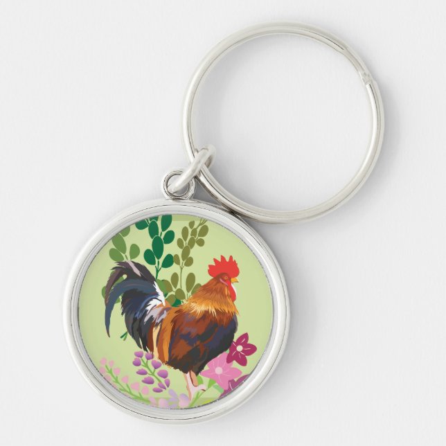 rooster keychain (Front)