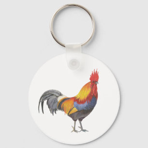 Rooster Keychain