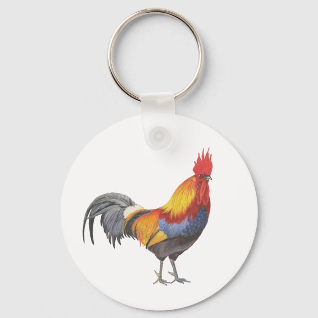 Rooster Keychain (Front)