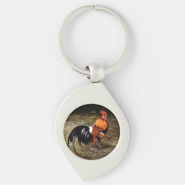 Rooster Keychain (Front)