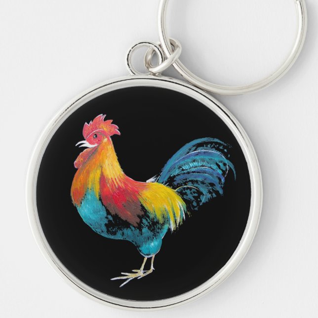 Rooster Keychain (Front)