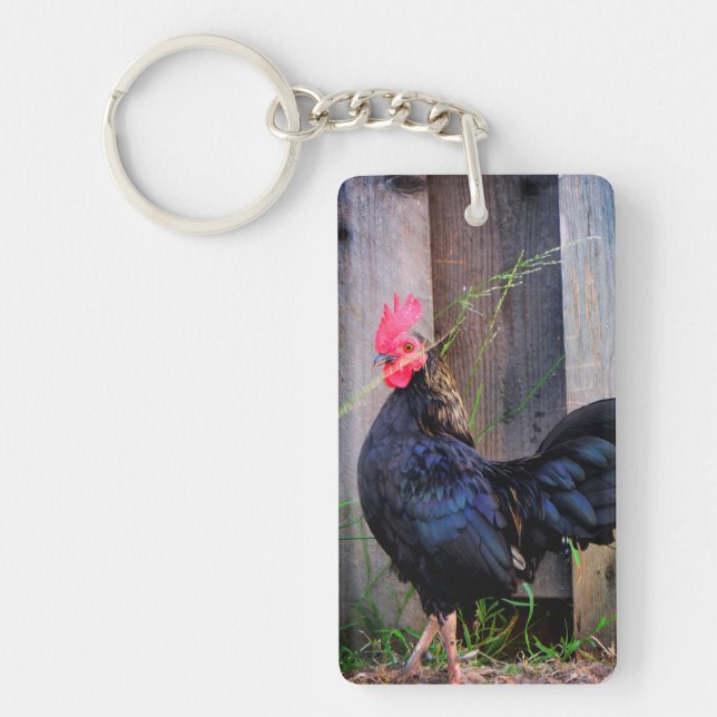 Rooster Keychain (Front)