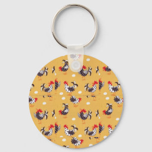 rooster keychain