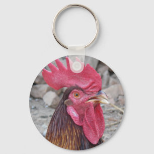 Rooster Keychain