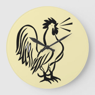 ROOSTER KITCHEN WALL CLOCK
