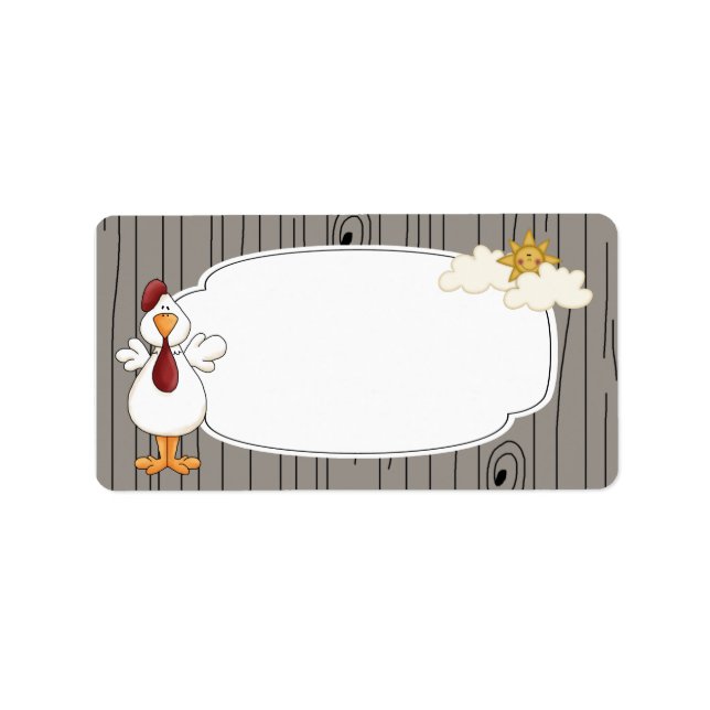 Rooster Label (Front)