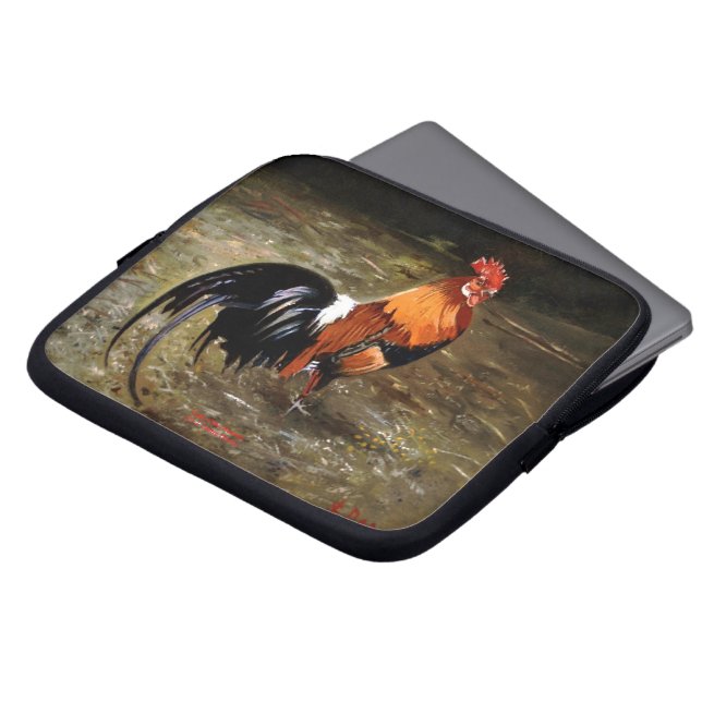 Rooster Laptop Sleeve (Front Top)