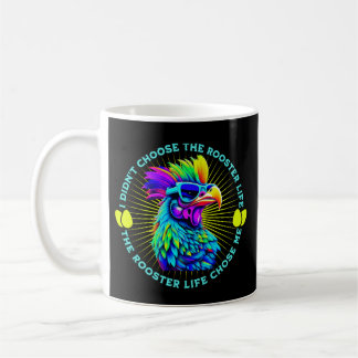Rooster Life Funny Retro Rooster Chicken Quote Coffee Mug