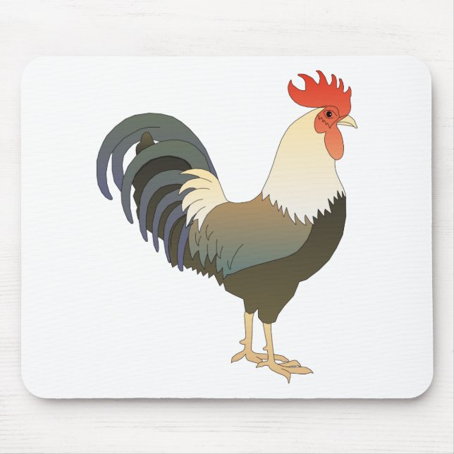 Rooster Mouse Pad (Front)