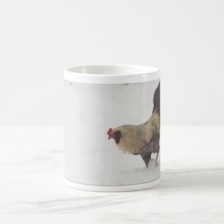 Rooster Mug - Mumble in the Snow (Classic Mug)