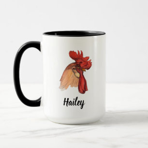 Rooster Mug - Rooster Coffee Mug Personalized