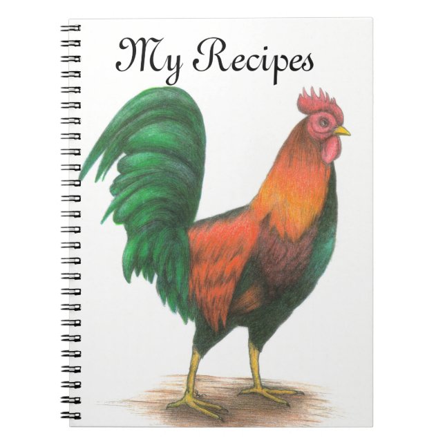 Rooster - My Recipes Notebook (Front)
