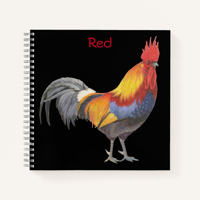 Rooster Notebook (Front)