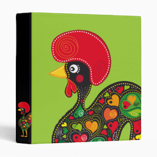 Rooster of Barcelos Nr02 - Galo de Barcelos Binder