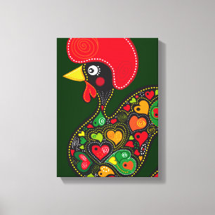 Rooster of Barcelos Nr02 - Galo de Barcelos Canvas Print