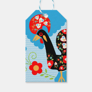Rooster of Portugal Gift Tags