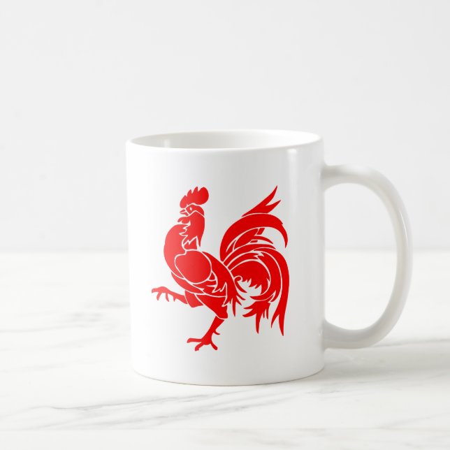Rooster of Wallonia Coffee Mug (Right)