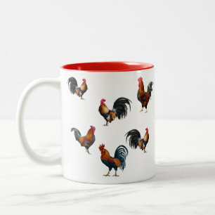 Rooster On A Mug