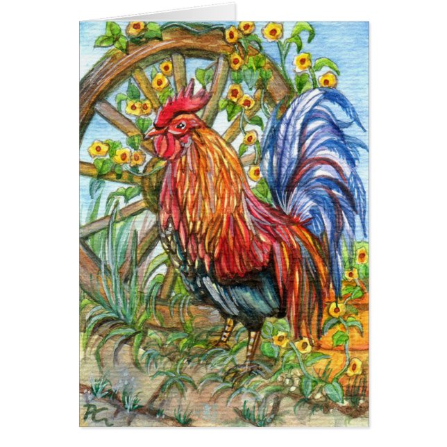 Rooster par Wheel Garden (Devant)