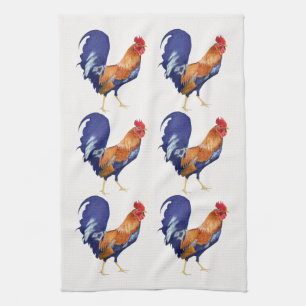 Rooster pattern 2 Kitchen Towel