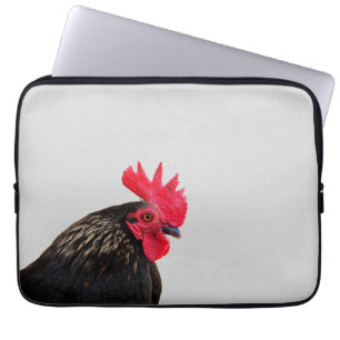 Rooster Portrait Laptop Sleeve
