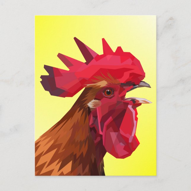 ROOSTER POSTCARDS (Front)