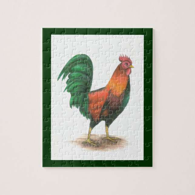 Rooster Puzzle (Vertical)