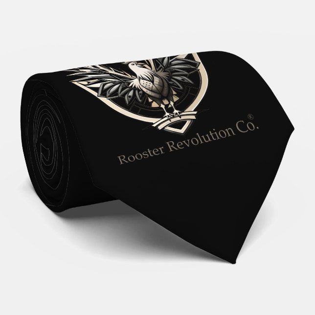 Rooster RevolutionWear: Defy the System Tie (Rolled)
