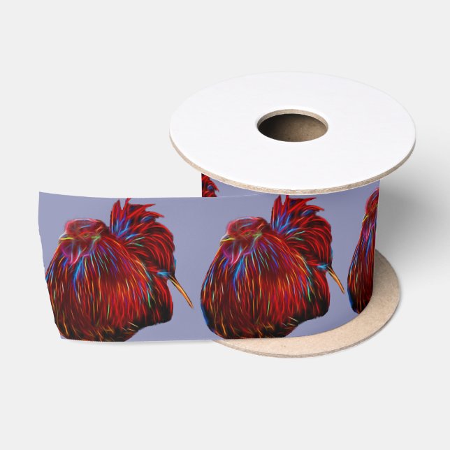 Rooster Satin Ribbon (Spool)