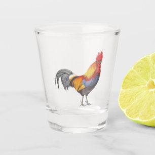 Rooster Shot Glass