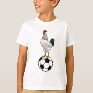 Rooster Soccer player Soccer T-Shirt