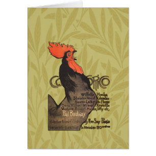 Rooster Steinlen Cocorico