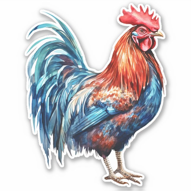 Rooster Sticker (Front)