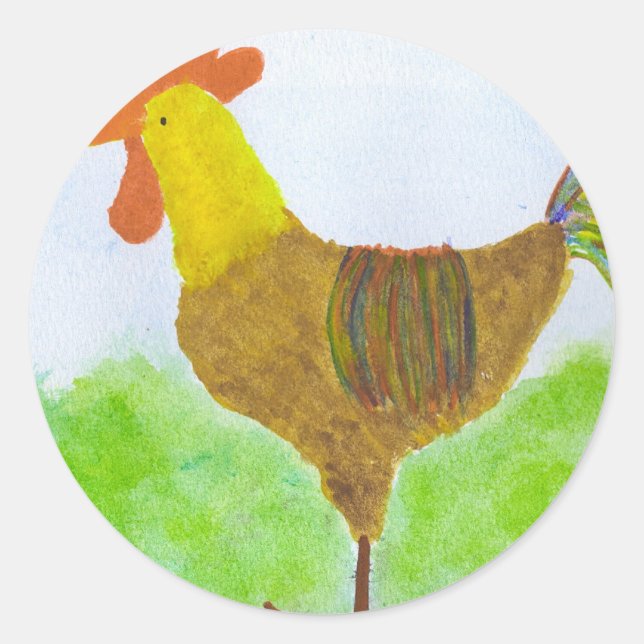 Rooster Stickers (Front)