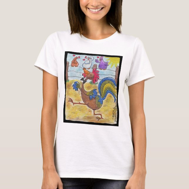 Rooster Strut T-Shirt (Front)
