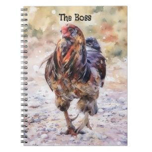 Rooster Strut The Boss or Personalized Journal