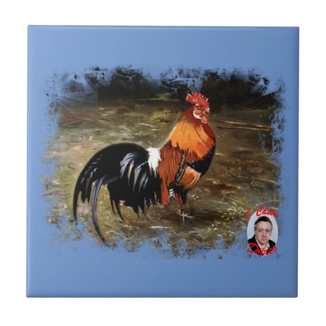 Rooster Tile (Front)