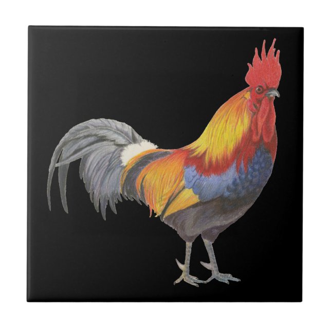 Rooster Tile (Front)