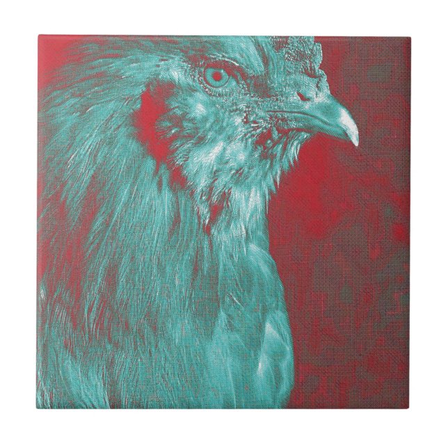 Rooster Tile (Front)