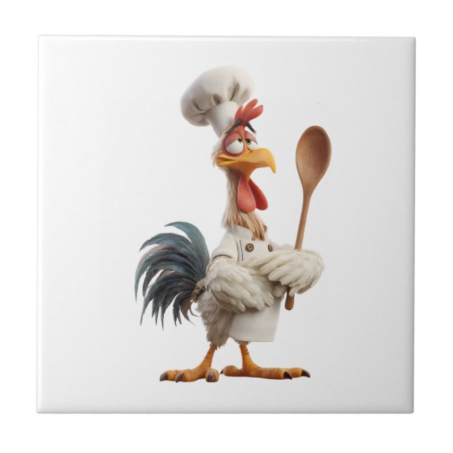 Rooster Tile (Front)