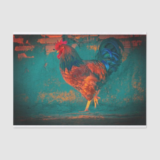 Rooster Tissue Paper (Front)