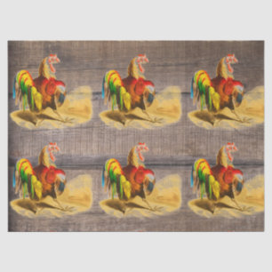 Rooster Tissue Paper
